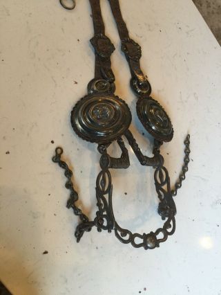 Antique Mexican Charro Silver Headstall Not Spurs