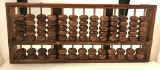 Lotus Flower Brand Chinese Abacus - 91 Beads Made The People’s Republic Of China