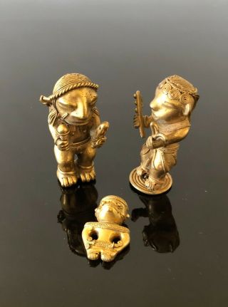 Antique Native American Small Brass Sculptures?