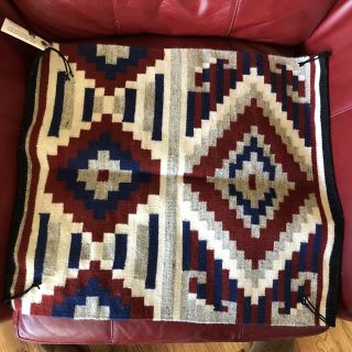 Wool Navajo Rug 20.  5”x 23.  5” Chyiane Nez Usa Handmade F6