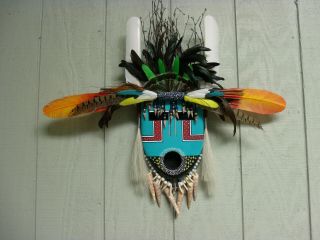 The Water Spirit - Native American Spirit Mask By Robert Crying Red Bear