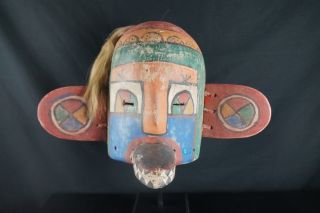 15 Antique Kachina Mask - Hopi,  Native American,  Plain Indians,  Horse Hair
