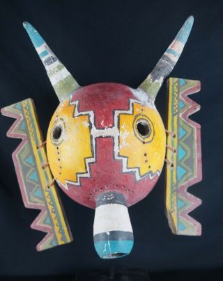 14 Antique Kachina Mask - Hopi,  Native American,  Empty Inside,  Great Carving