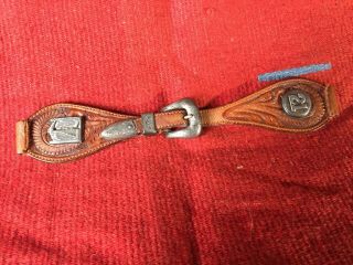 Antique Bohlin 21 Club Watch Band Marker - Marked On Buckle And Band