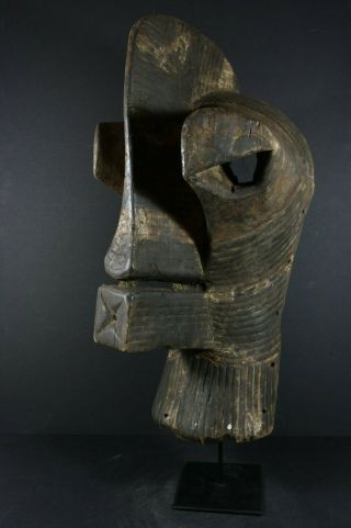 Large African male KIFWEBE mask - SONGYE tribe - D.  R Congo,  TRIBAL ART PRIMITIVE 2