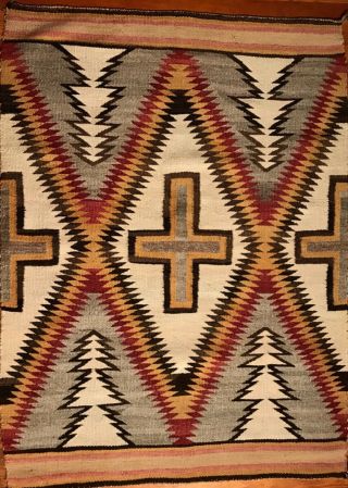Historic Navajo Child’s Revival Blanket/rug,  C1910