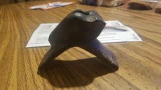 Native American Owl Effigy Pipe With Tallied Ohio Artifact Relic Arrowhead