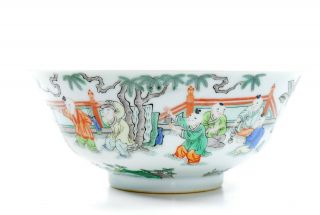 A Very Fine Chinese Famille Verte Porcelain Bowl