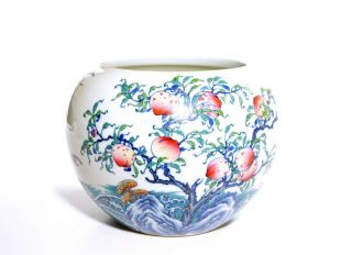 A Very Fine Chinese " Doucai " Porcelain Pot