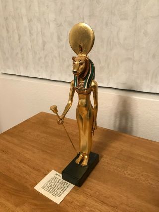 Agi Artisans Guild International Standing Sekhmet Egyptian Statue