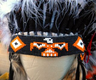 Native American Navajo Indian Headdress 36 