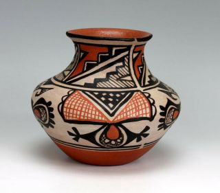 Kewa - Santo Domingo Pueblo American Indian Pottery Jar - Robert Tenorio 2