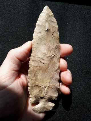 Authentic 5 13/16 " Dovetail Arrowhead Found In Brown Co.  Indiana