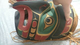 Northwest Coast Native Art Large Eagle mask by Tom Patterson 2