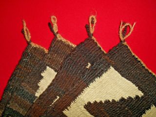 NAVAJO NAVAHO Indian Rug/Weaving.  Interlocking Stepped Crosses.  ExCond 3