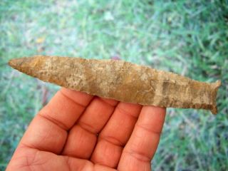 Fine 5 3/8 inch G10,  Kentucky Cumberland Point with DUAL s Arrowheads 3