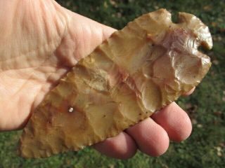 Authentic 5 1/2 " Dovetail Arrowhead Found In Mason Co.  Kentucky