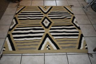 Navajo Chiefs Third Phase Blanket Rug Over 75 Years Old