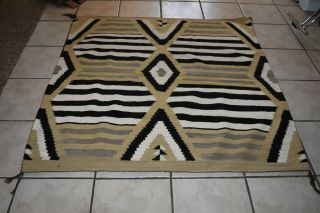 Navajo Chiefs Third Phase Blanket Rug over 75 years old 2