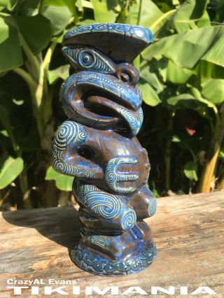 Crazy Al Tiki Tiko Mug Ap Glaze One Of A Kind 2014 Maori Design Limited Run