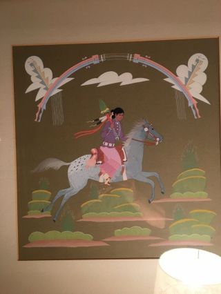 Native American Painting - Navajo Artist Harrison Begay.