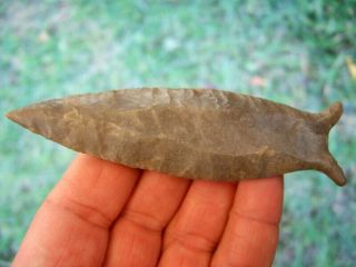 Fine 4 3/8 inch G10 Alabama Cumberland Point with Arrowheads Artifacts 3