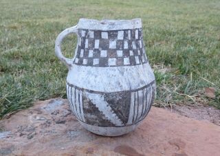 1000ad Anasazi Pitcher Authentic Pueblo Pottery Pre - Columbian No Resto