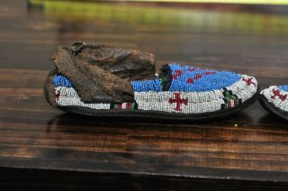 Native American,  Southwest,  Plains Indians,  ca.  late 18th - early 19thc Moccasins 2