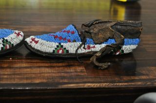 Native American,  Southwest,  Plains Indians,  ca.  late 18th - early 19thc Moccasins 3