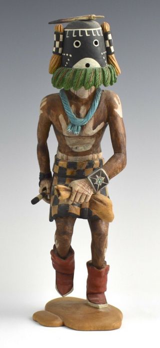 9.  5” Hopi Mastop Kachina Doll By Lawrence Acadiz - Nd - 3