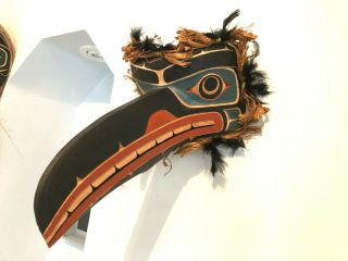 Northwest Coast Native Art Large Raven Mask