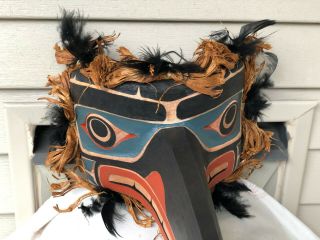 Northwest Coast Native Art Large Raven mask 2