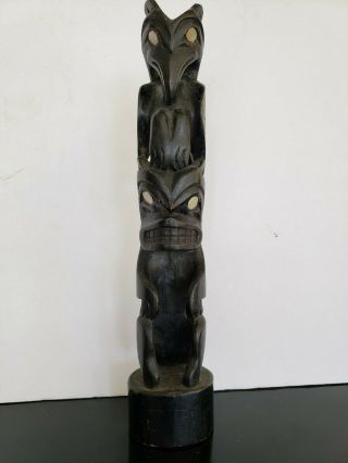 Authentic Pacific Northwest Coast Carved Totem