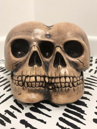 Munktiki Siamese Skull Tiki Mug - Eekum Bookum Diablo Bosko