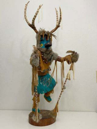 Large 36 " Hopi Deer Kachina Doll Native American Indian Katsina Navajo Vandever