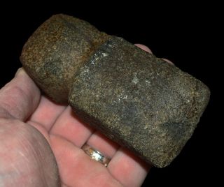 3/4 GROOVE SQUARE AXE IOWA AUTHENTIC INDIAN ARTIFACT COLLECTIBLE RELIC 2