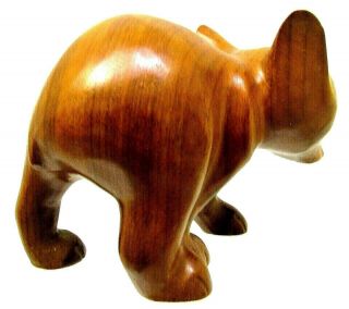 Amanda Crowe Important Cherokee Wood Carver/artist Iconic Bear Cub
