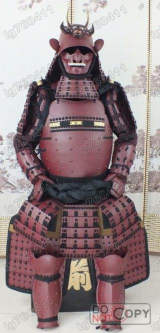 Iron & Silk Japanese Wearable Rüstung Samurai Armor Red Ghost O001