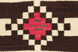 Navajo Transitional Third Phase Chief Blanket Circa 1910 Native American Weaving 3