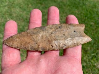 Native American Paleo Fluted Clovis Point Arrowhead Artifact Kentucky