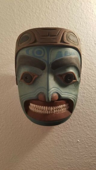 Northwest Coast Mask Haida Artist Robert Davidson 1980 