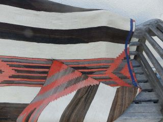Great Old c.  1890 ' s Navajo Transitional Third Phase Chiefs Blanket,  5 ' x7 ', 3