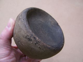 Large,  Authentic Deep Cupped Mississippian Discoidal From St.  Clair Co.  Ill.
