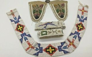 Rare Native American Pnw Pacific Northwest Alaskan Beads Indian Beadwork