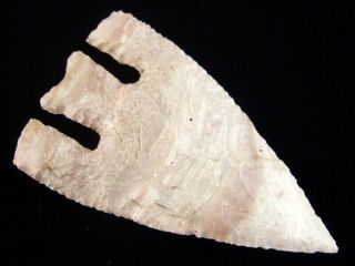 Fine Authentic 3 1/2 Inch Texas Andice Point With Indian Arrowheads