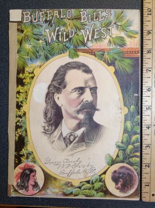 1063 Buffalo Bill Wild West Show Program 1888