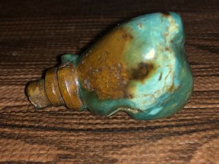 1960’s - 1970’s Native Zuni Carved Turquoise Bear Fetish
