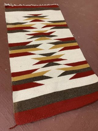 Vintage Navajo Southwestern Rug Weaving Native American Indian Textile 40 "