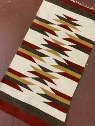 Vintage NAVAJO Southwestern RUG weaving native american indian Textile 40 