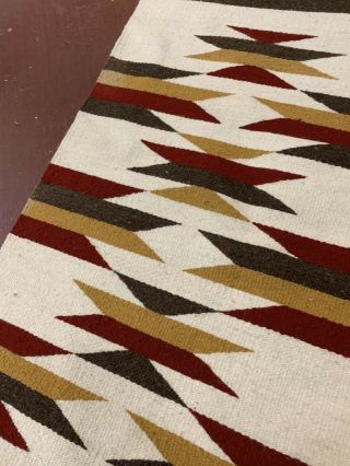 Vintage NAVAJO Southwestern RUG weaving native american indian Textile 40 